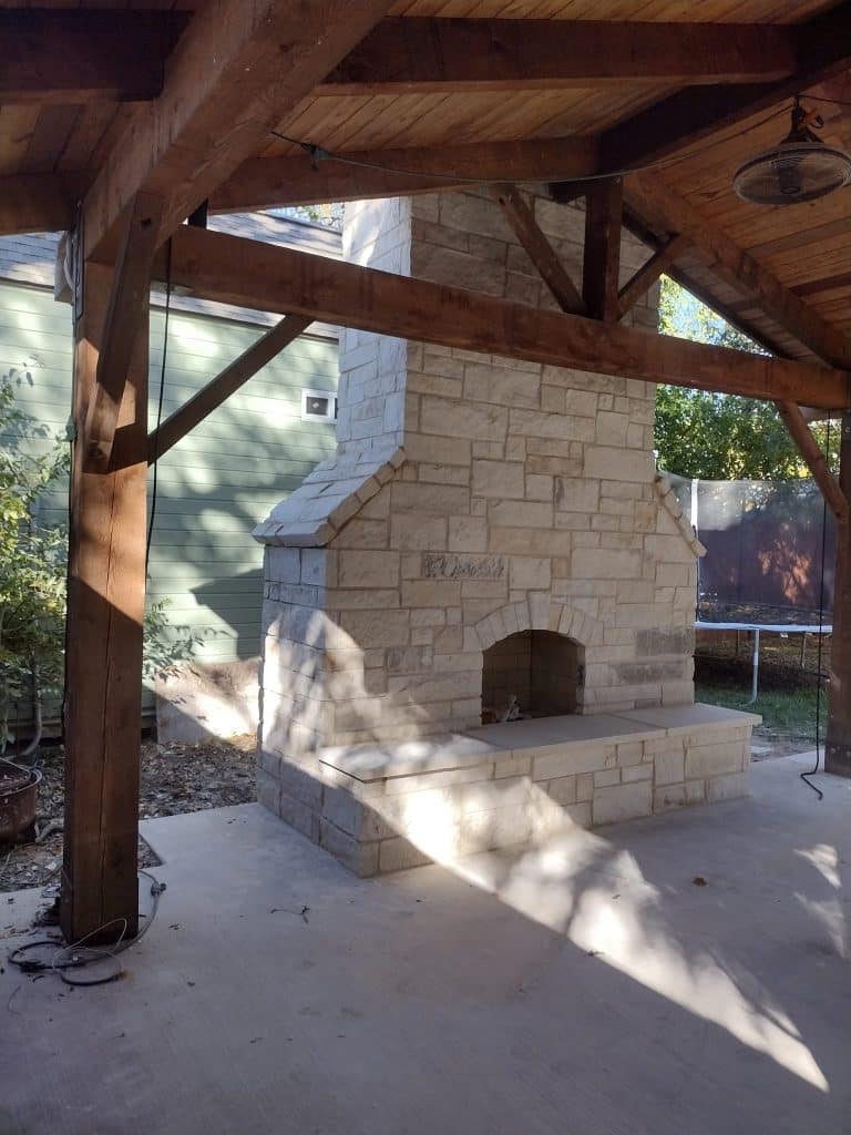 Outdoor Fire Feature Work in Progress