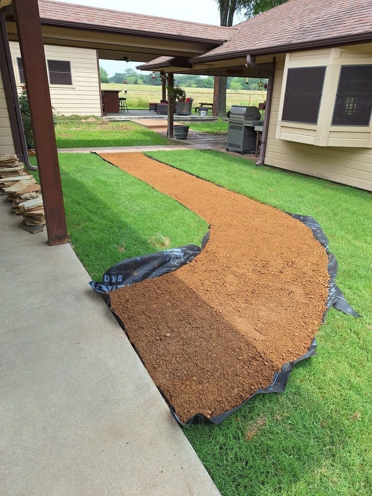 Hardscape Work in Progress